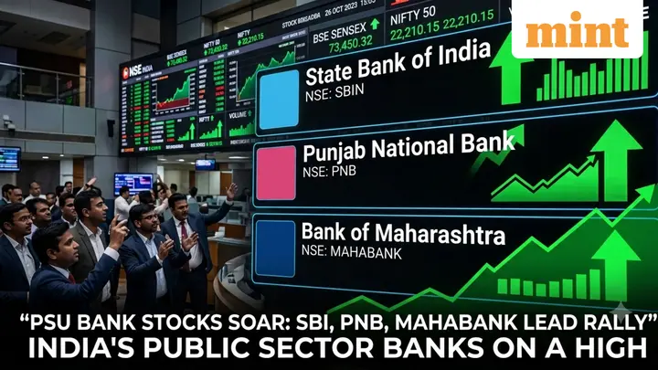 SBI, PNB to Bank of Maharashtra: PSU bank stocks rise up to 6%. What's driving the rally? Do you own any of these?