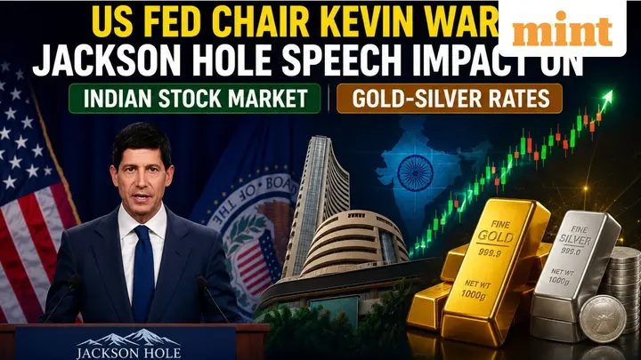 US Fed Chair Kevin Warsh Jackson Hole speech impact on Indian stock market, gold-silver rates | Prediction for Monday