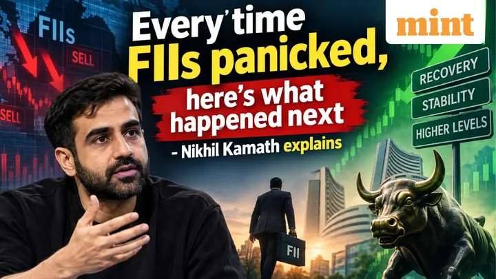 Every time FIIs panicked, here's what happened next - Nikhil Kamath explains why smart foreign money isn't always right