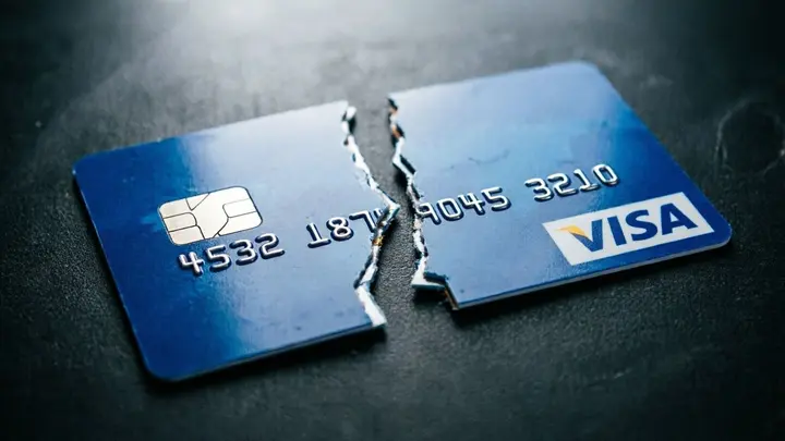 How to safely replace a damaged credit card