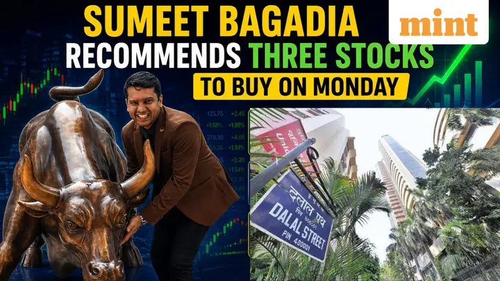 Top 3 stocks to buy with target price, stop-loss: Expert Sumeet Bagadia shares recommendations for Monday, 7 Sept 2026
