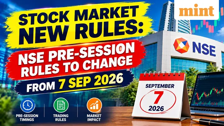 Stock market new rules 2026: At NSE, pre-open session will be different from Monday - What has changed now?