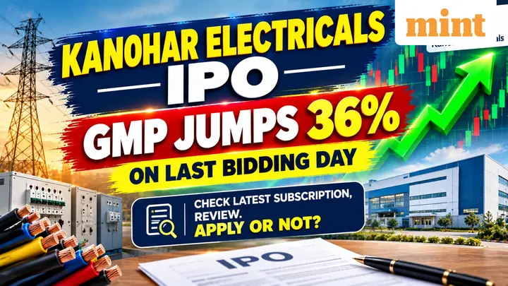 Kanohar Electricals IPO GMP jumps 36% on last bidding day. Check latest subscription, review. Apply or not?