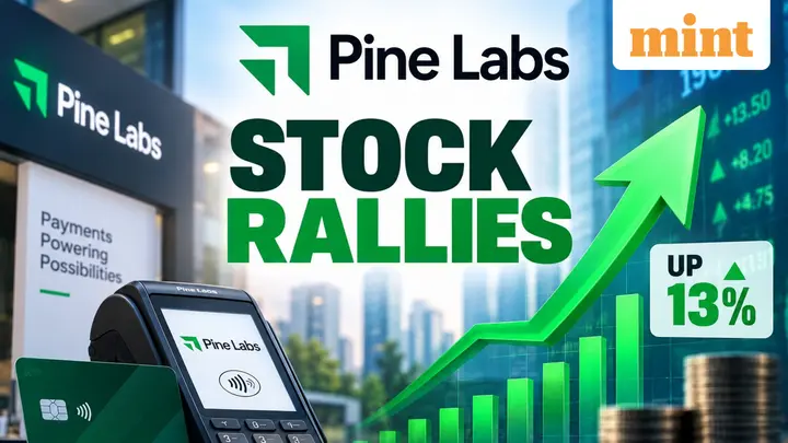 Pine Labs share price jumps 13%: Fintech stock rises sharply as trading volume explodes