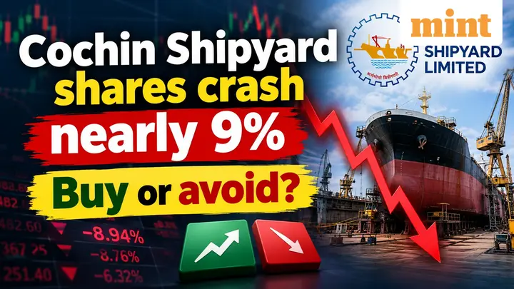 Cochin Shipyard shares crash nearly 9% - Is it opportunity to buy? Should you take fresh entry? Expert suggests this