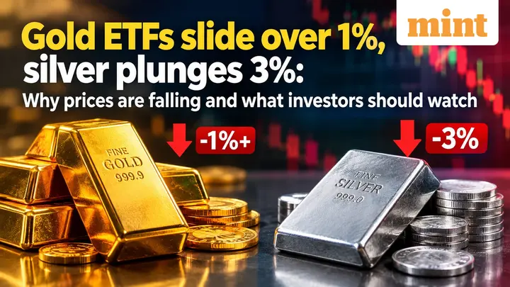Gold ETFs slide over 1%, silver plunges 3%: Why prices are falling and what investors should watch