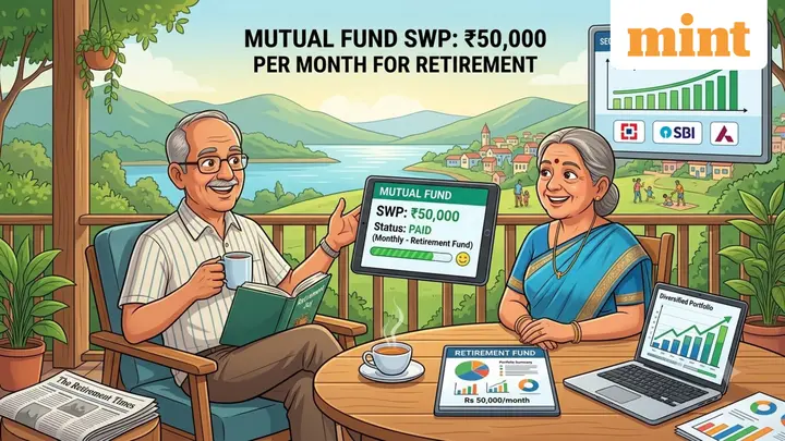 SWP: Here's how to generate  ₹50,000 per month as steady income while keeping your corpus invested