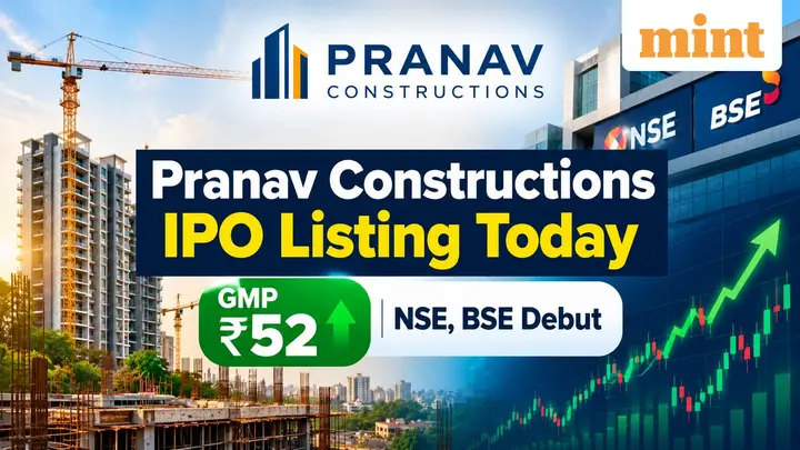 Pranav Constructions IPO listing today: GMP at  ₹52; Share price prediction ahead of NSE, BSE debut