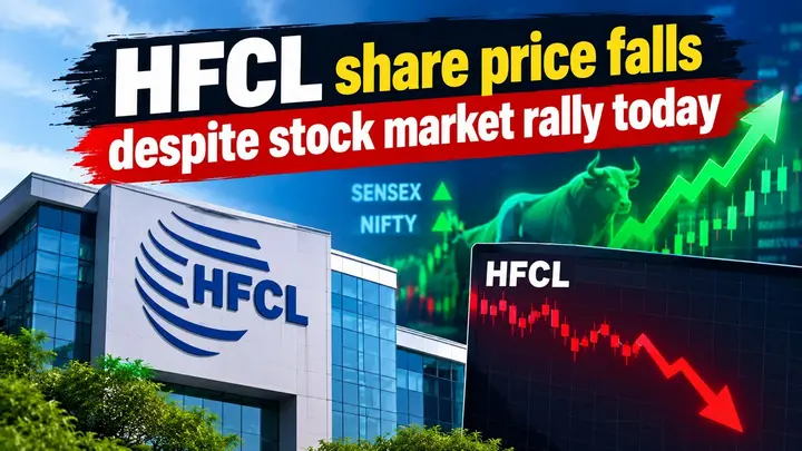 HFCL share price falls over 4% today despite stock market rally | What's behind the plunge?