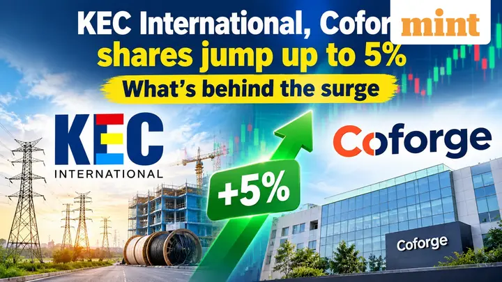 KEC International, Coforge shares jump up to 5% - What's behind the surge