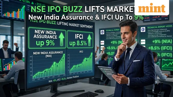 NSE IPO buzz lifts New India Assurance, IFCI up to 9% | What do technical experts say?