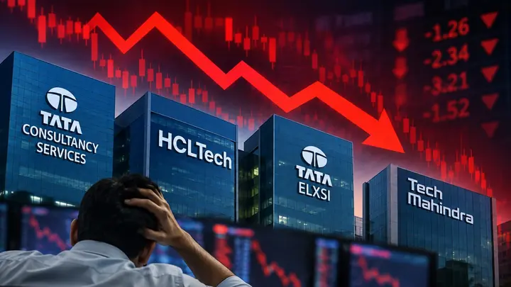 TCS, HCL Tech, Tata Elxsi, Route Mobile to Tech Mahindra: IT stocks dip up to 3% | Here's why