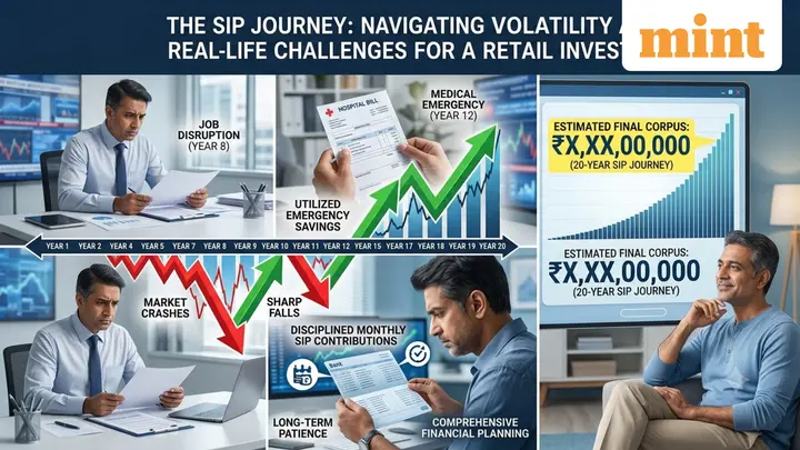 ₹10,000 SIP,  ₹87 lakh corpus: Why staying invested for 20 years may be harder than the calculation suggests