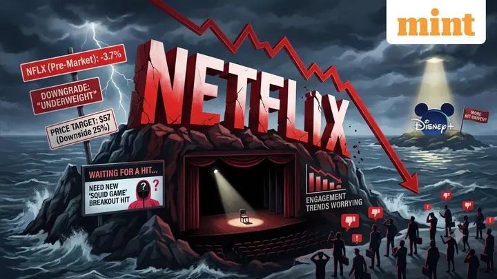 Netflix stock tumbles: Wells Fargo cuts target, says streamer giant needs ‘breakout hits'