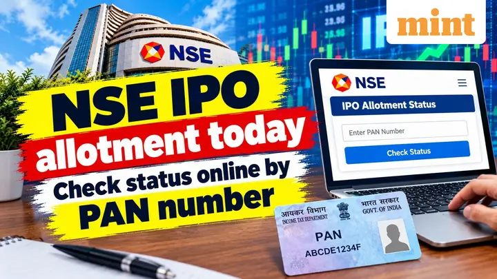 NSE IPO allotment today: Check status online by PAN number, GMP, listing share price prediction; over  ₹90k crore demand