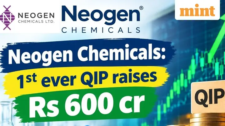 Neogen Chemicals: 1st ever QIP raises  ₹600 cr; oversubscribed by 6.5x at  ₹2,255 share price, stock up 102% in 2026
