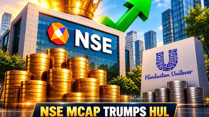 NSE shares trump HUL! Enters top 10 list of Indian stocks in terms of market capitalization