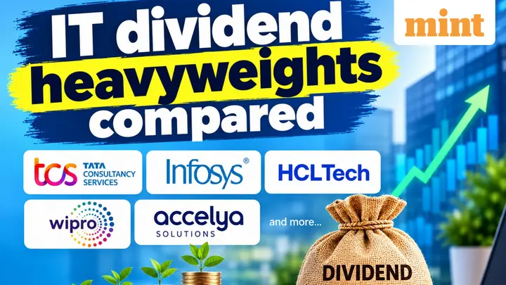 IT dividend heavyweights compared: TCS, Infosys, HCL Tech, Wipro, Accelya Solutions - Which IT stock has highest yield?