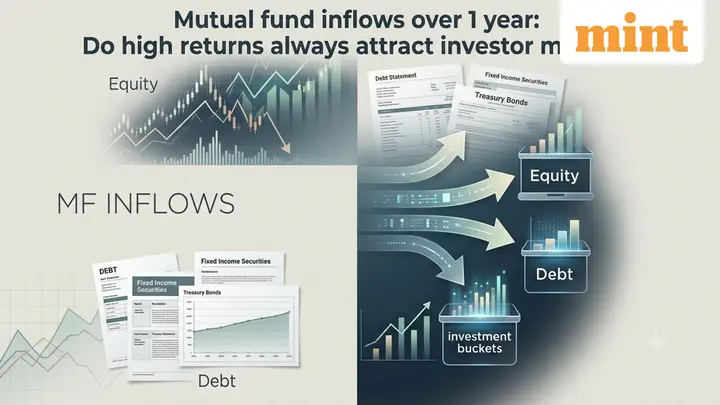 Mutual fund inflows over 1 year: Which equity, debt and hybrid categories attracted money despite being in the red?