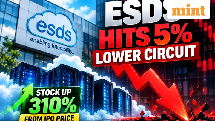 ESDS Software share price hits 5% lower circuit after Q1 results; stock still up 310% from IPO price - Should you buy?