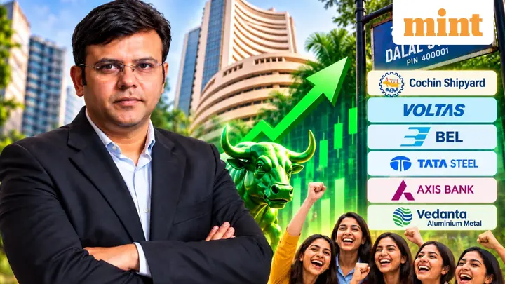 Cochin Shipyard, Voltas, BEL, Tata Steel, Axis Bank, Vedanta Aluminium: Top stocks to buy | Target, SL by Ganesh Dongre