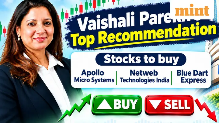Top 3 stocks to buy: Apollo Micro Systems, Netweb Technologies, Blue Dart by Vaishali Parekh| Target, stop-loss