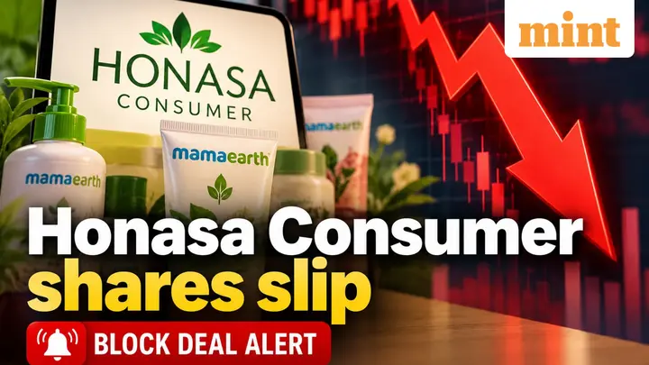 Block deal alert: Honasa Consumer shares tumble 5% after equity worth  ₹643 crore changes hands - Should investors buy?