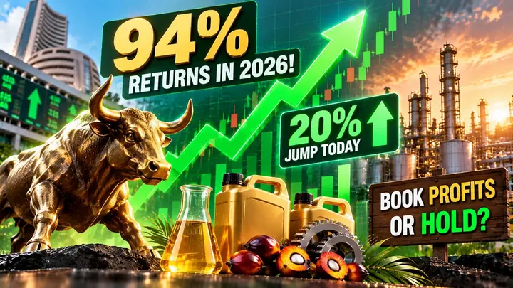 94% returns in 2026! Savita Oil Tech share price jumped 20% today, hitting record high | Book profits or hold?