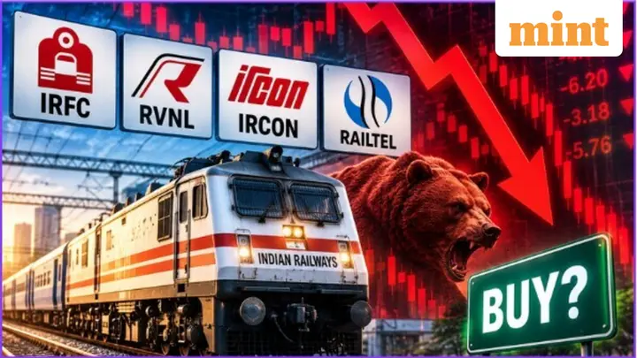 IRFC, RVNL, Ircon, Railtel: Railway stocks crash up to 6% — Opportunity to buy? Experts share target price, rationale