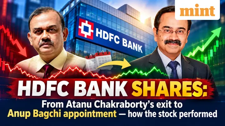 HDFC Bank shares: How stock fared since Atanu Chakraborty's exit till Anup Bagchi appointment- Performance data details