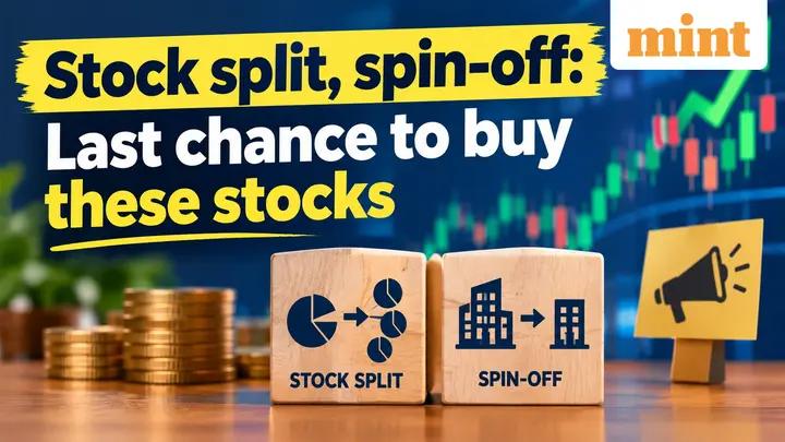 Stock split, spin-off: Last chance to buy these stocks today ahead of record date - Ratio, stock performance, other info