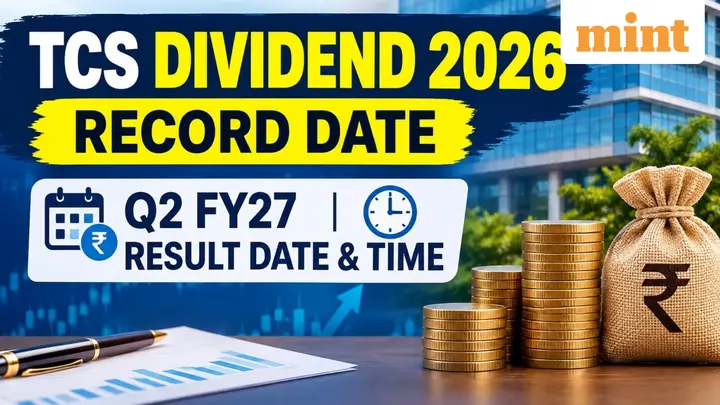 TCS dividend 2026 record date, Q2 FY 2027 results announcement date and time, schedule, dividend history - Details