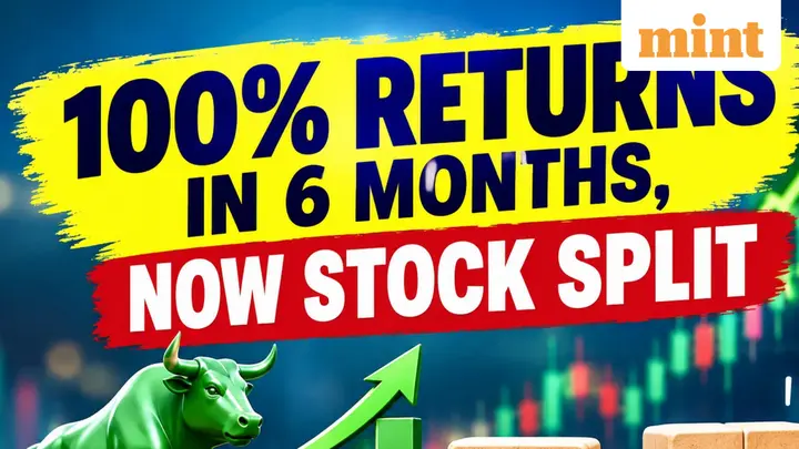 Over 100% returns in 6 months, now stock split - Check record date, ratio, old and new face value