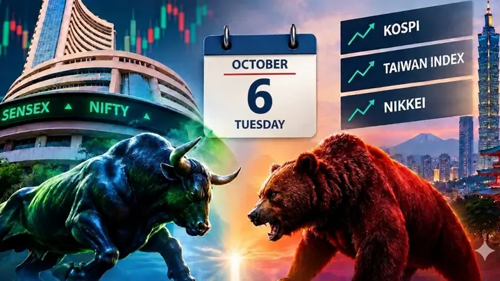 Stock market prediction for tomorrow: Sensex, Nifty outlook for Tuesday | Kospi, Taiwan cues to watch | 6 Oct 2026