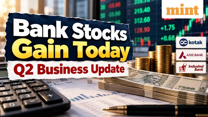 Kotak, Axis, IndusInd Bank shares: Q2 business updates trigger sharp moves- How stocks reacted; key data details to know