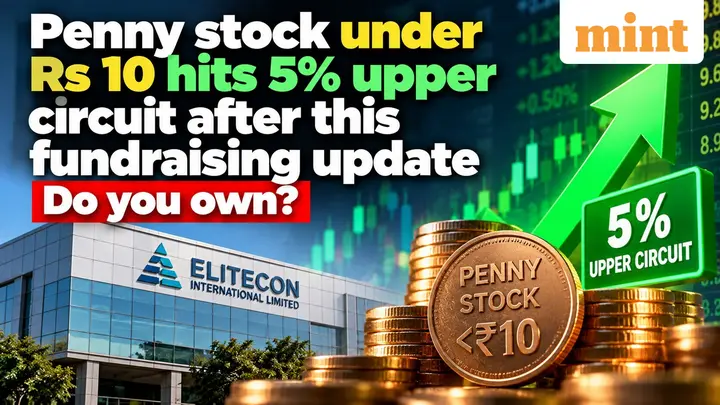 Penny stock under  ₹10 hits 5% upper circuit after this fundraising update | Do you own?