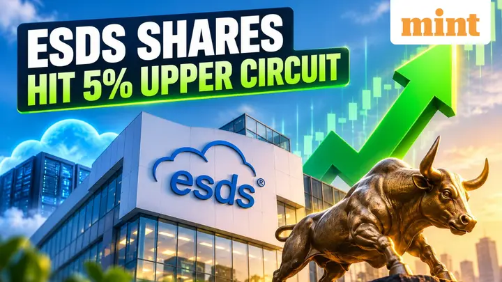 ESDS share price hits 5% upper circuit after 7-day losing streak: What fuelled rally?